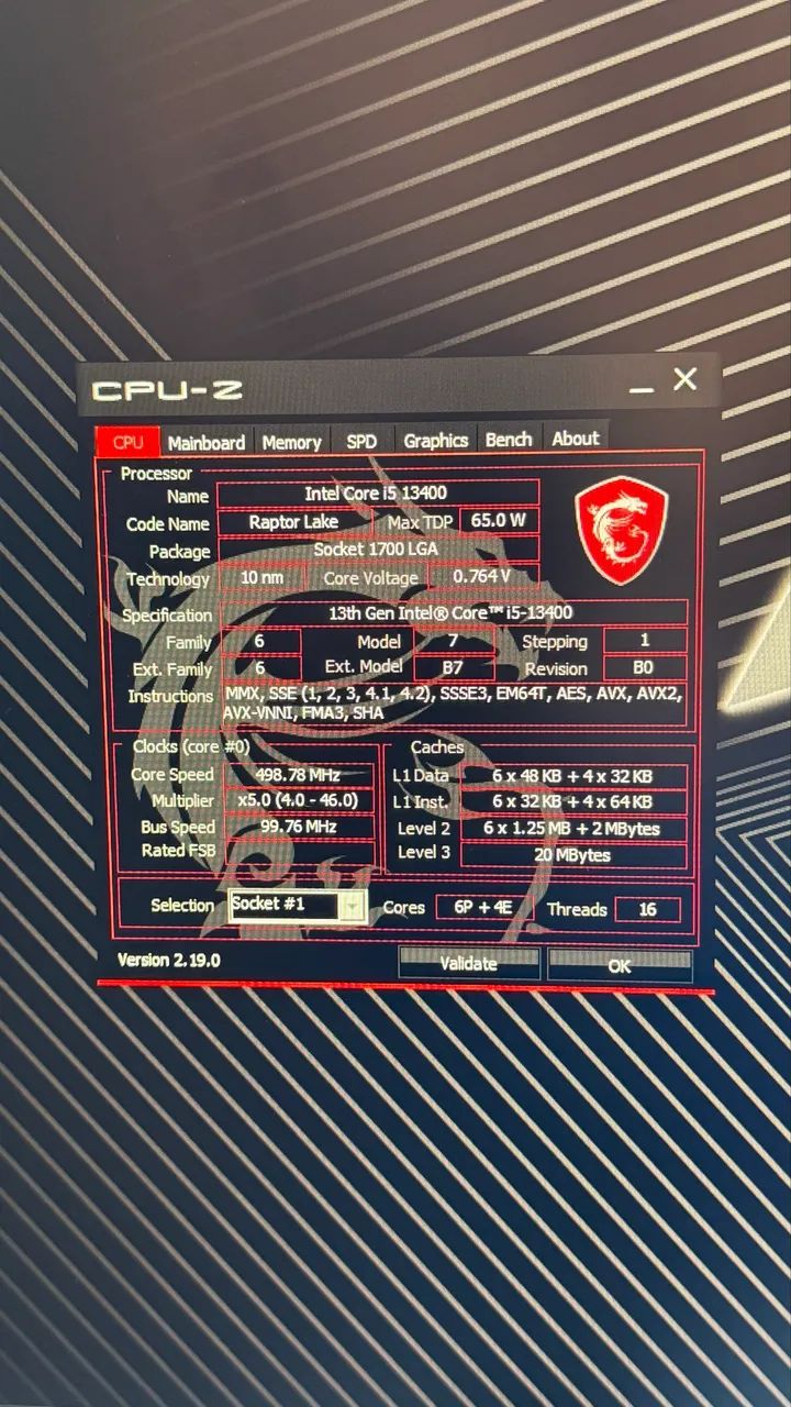 Pc gamer 13400 i5 32gb Rtx 5060 msi  - Foto 5