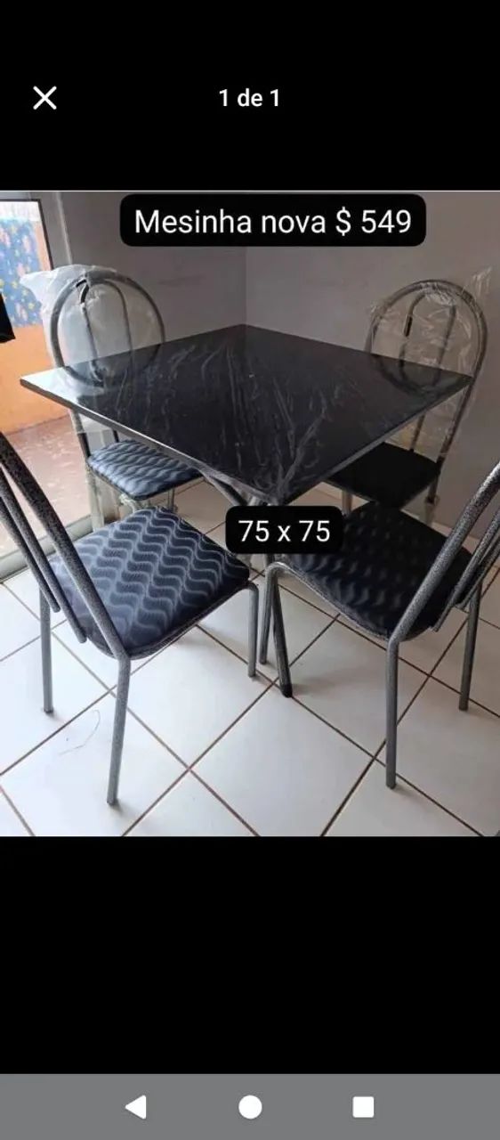 Mesinhas com quatro cadeiras  - Foto 2
