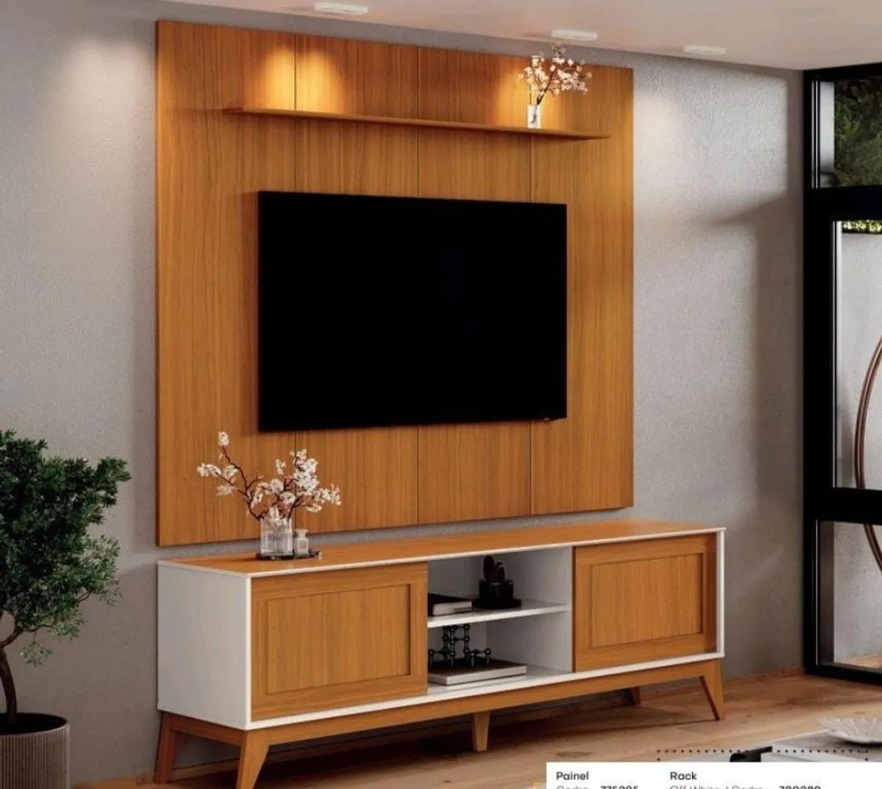 Rack com Painel ErosTV-65! Pronta Entrega!