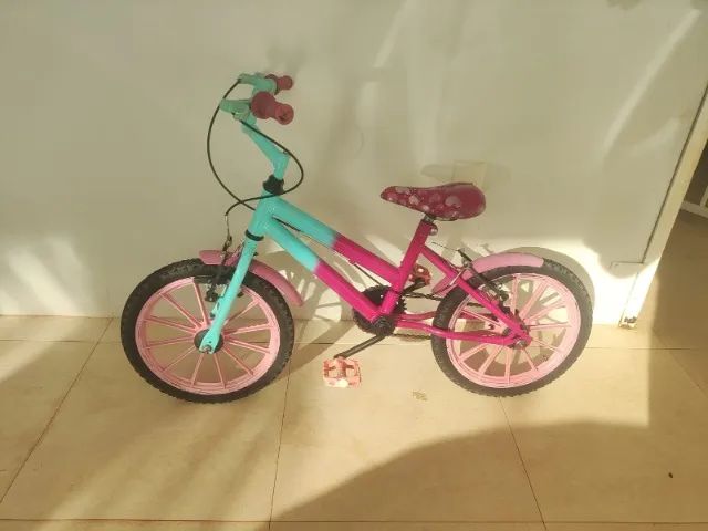 Bicicleta Infantil Aro 16 Barbie - Foto 2