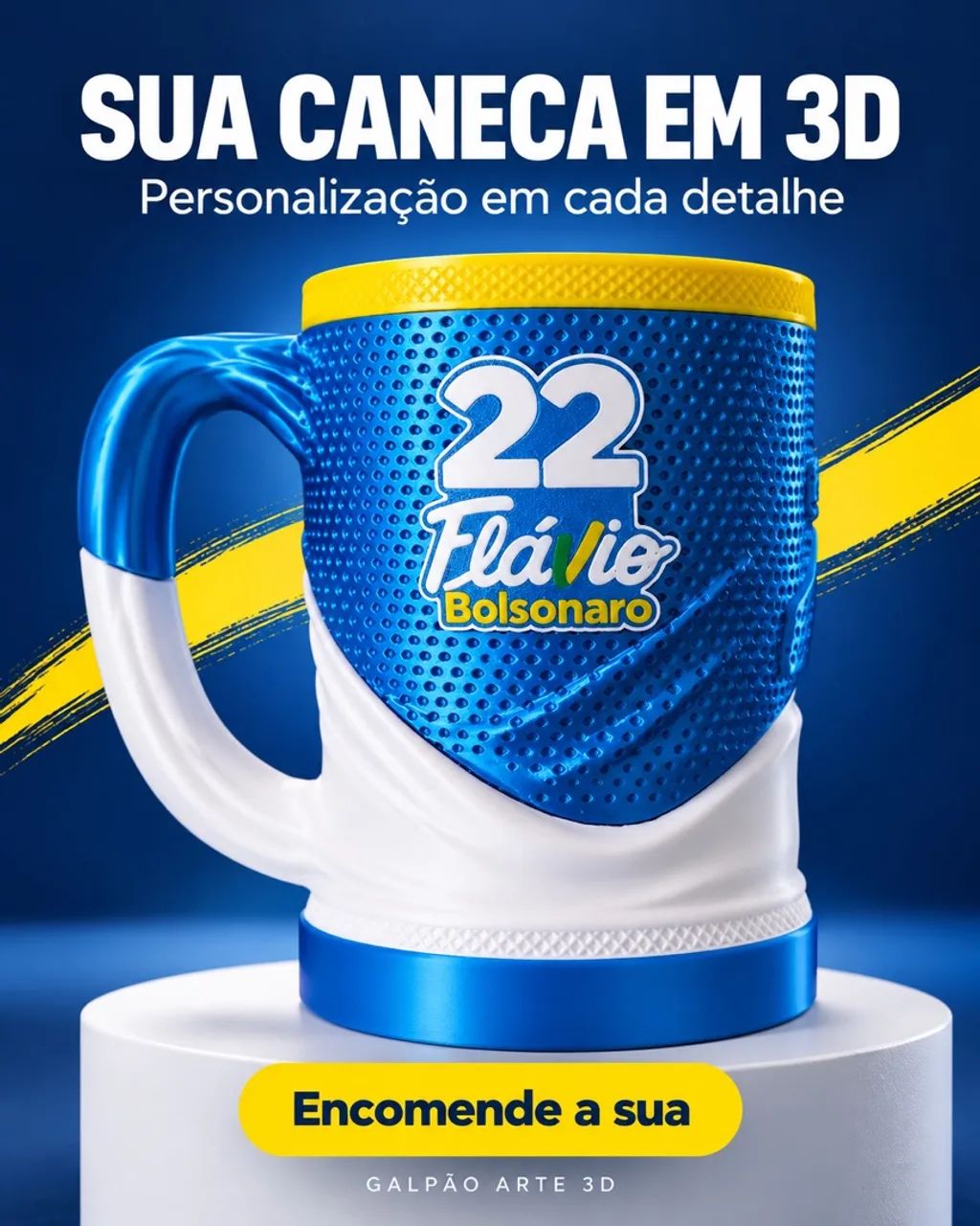 Caneca Bolsonaro - 500ml - Foto 2