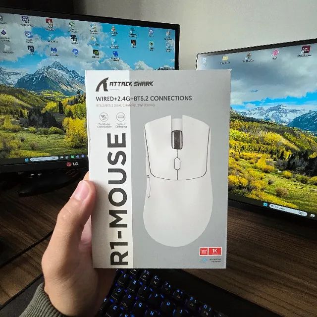 Mouse Gamer Attack Shark R1 NOVO