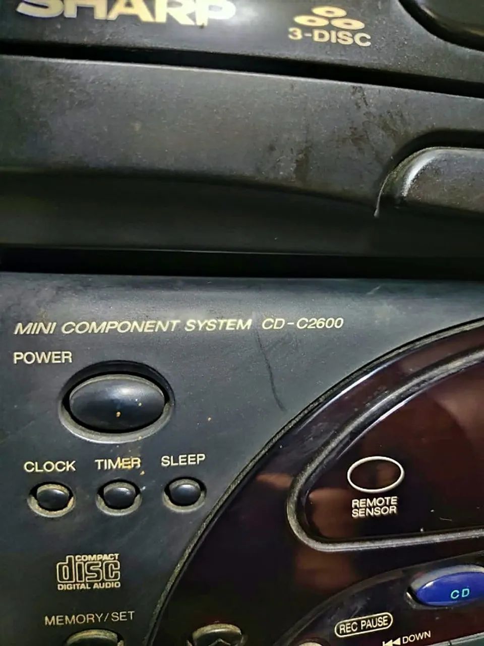 Micro System Sharp CD-C2600 Sem caixas - LEIA - Foto 3
