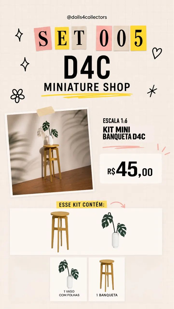 Móveis Miniatura para Barbie, Dioramas e Colecionadores. - Foto 3