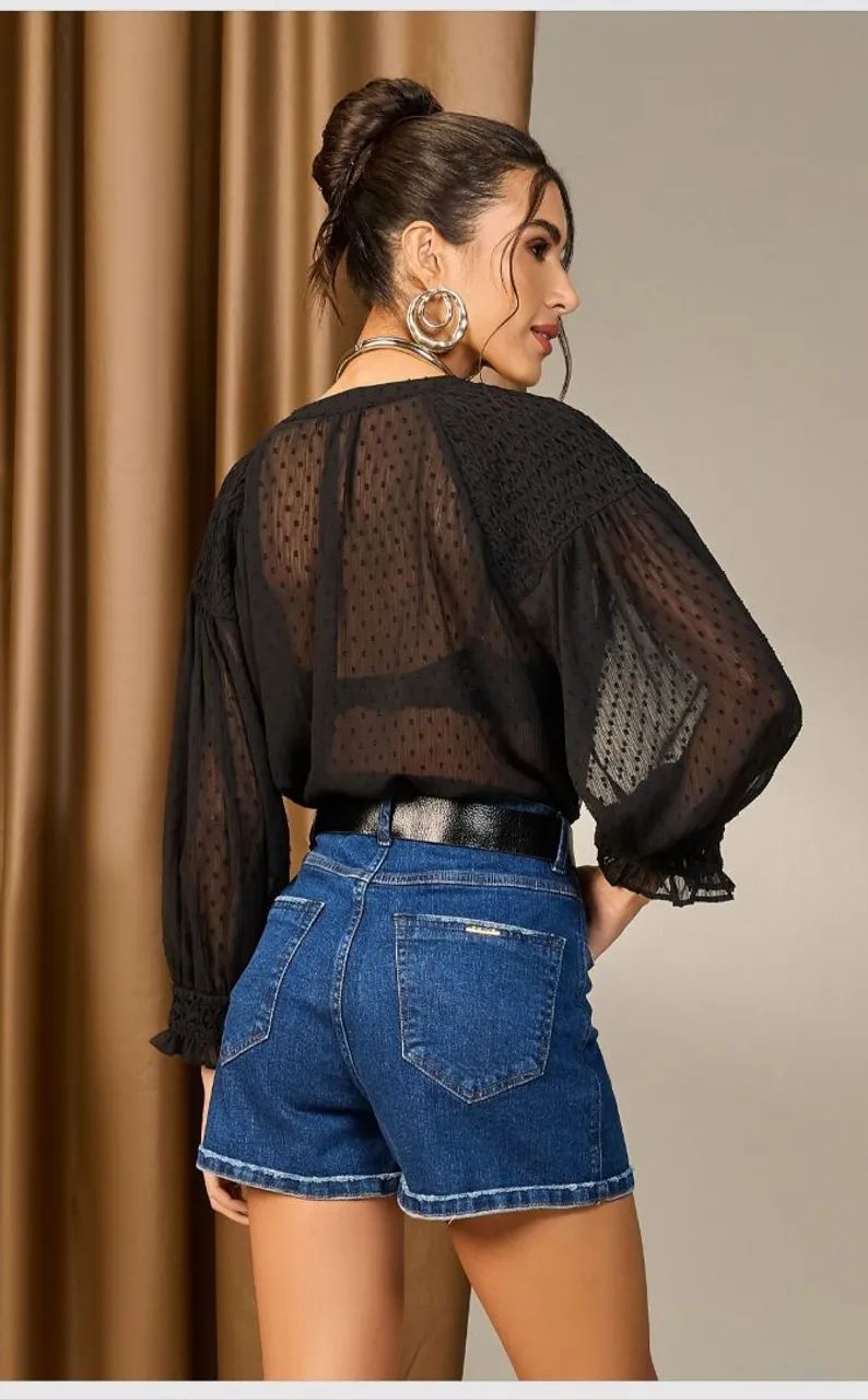 Short jeans mom ognus - Foto 2