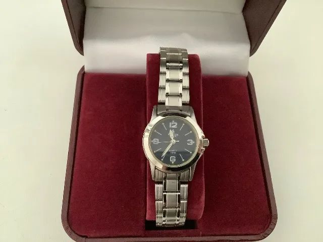 Vendo relógio da Seculus novo com fundo azul escuro