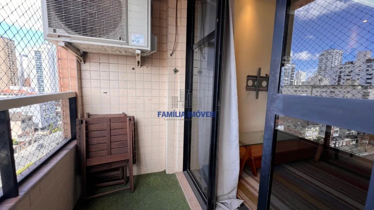 Apartamento para alugar 2 quartos vaga lazer Embaré Santos - Foto 7