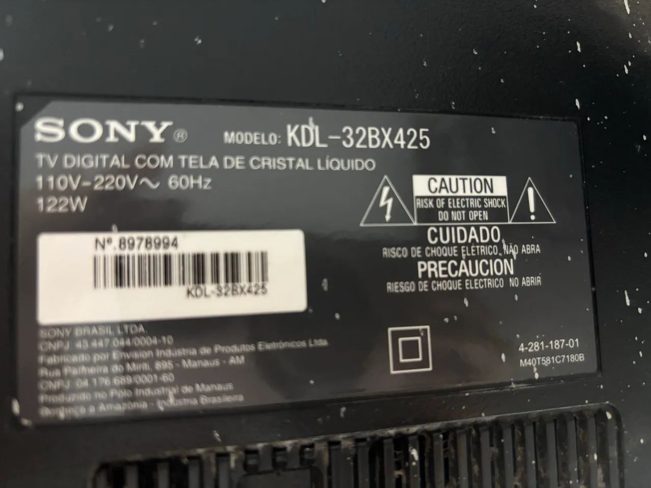 TV SONY 42 polegadas precisa trocar tela  - Foto 3