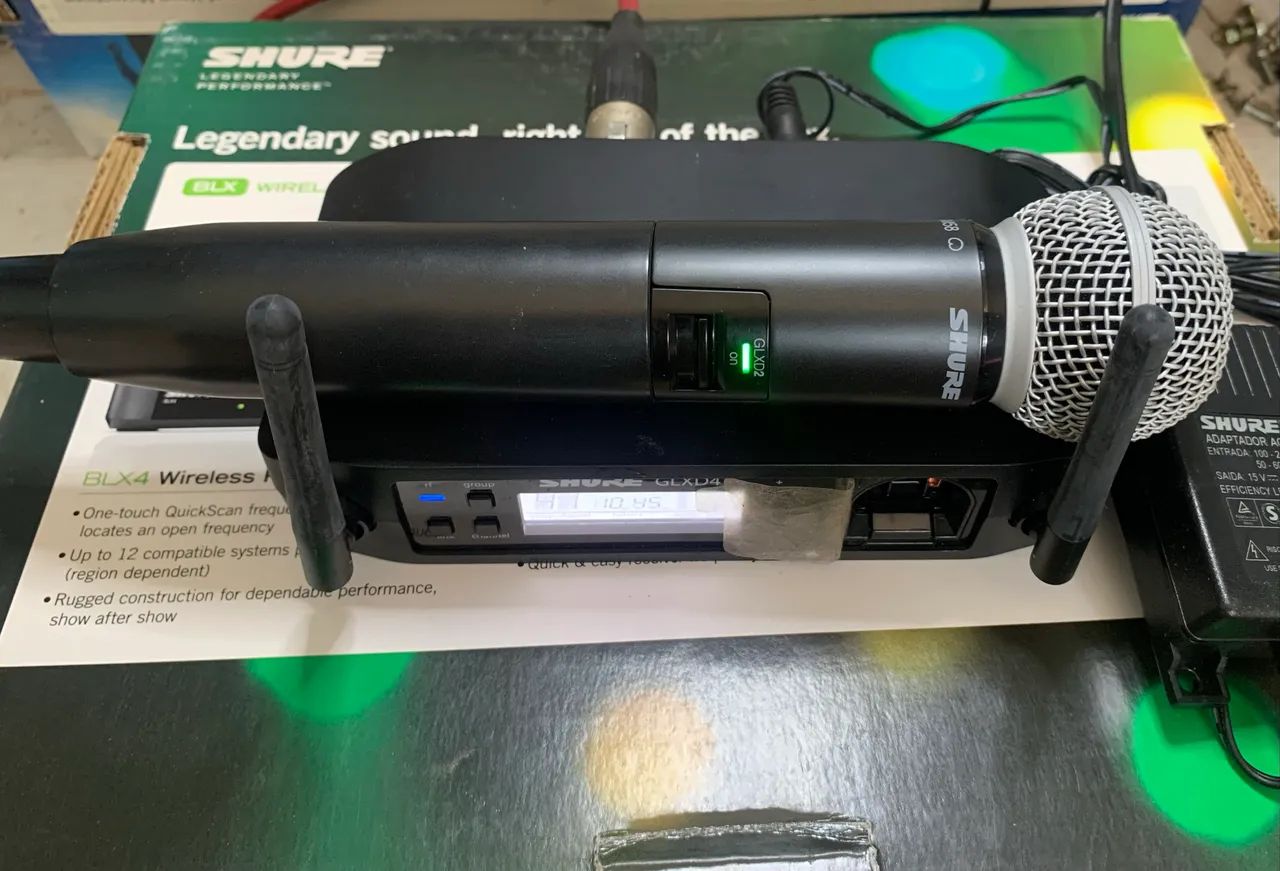 Microfone sem fio Shure GLXD4 Z2 - Foto 2