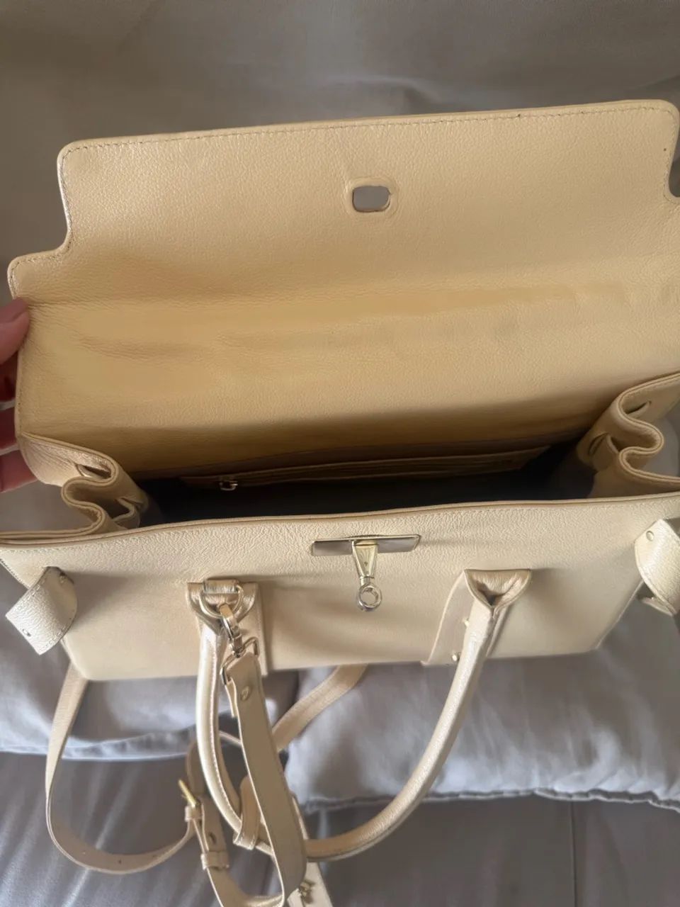 Bolsa de couro da marca Luiza Barcelo - Foto 3