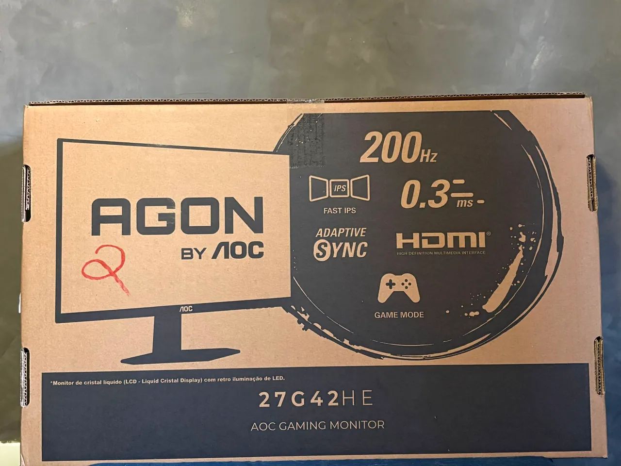 Monitor AOC Agon 27 polegadas 200hz - LACRADO - Foto 2