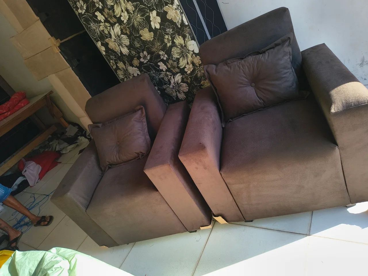 Conjunto de poltronas decorativas cores a  escolher