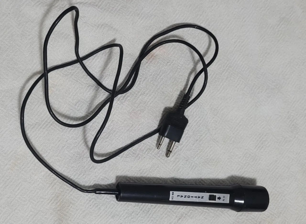 Microfone para Gravador Nacional Japones 