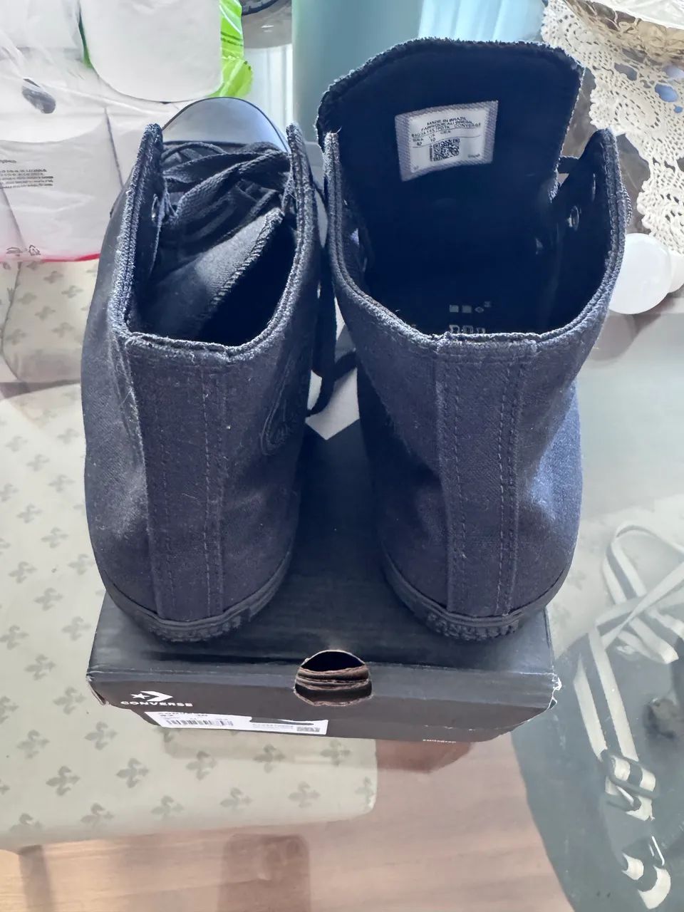 Converse Chuck Taylor All Star 42 preto - Foto 5