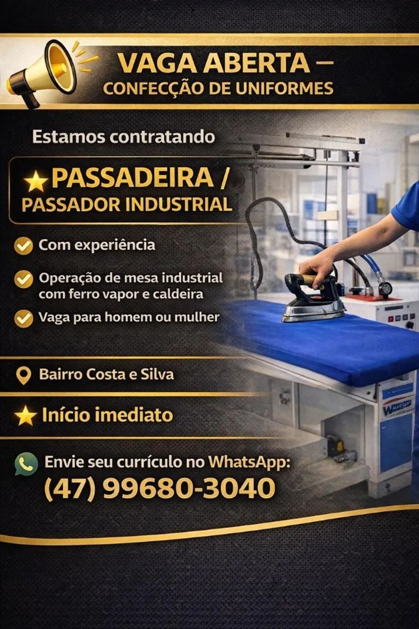 CONTRATA-SE PASSADEIRA 