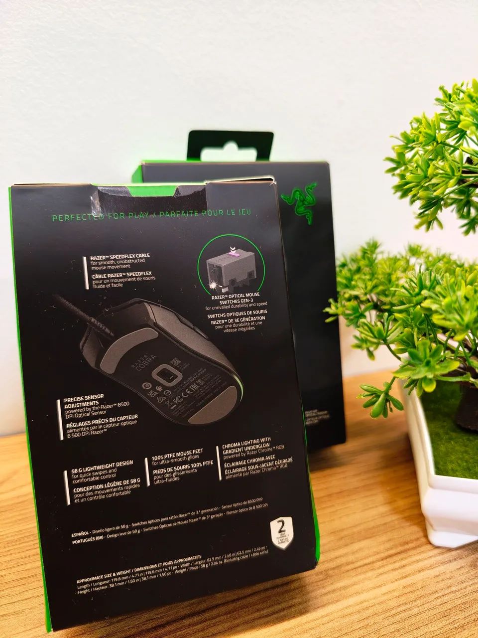 Mouse razer cobra novo na caixa  - Foto 5