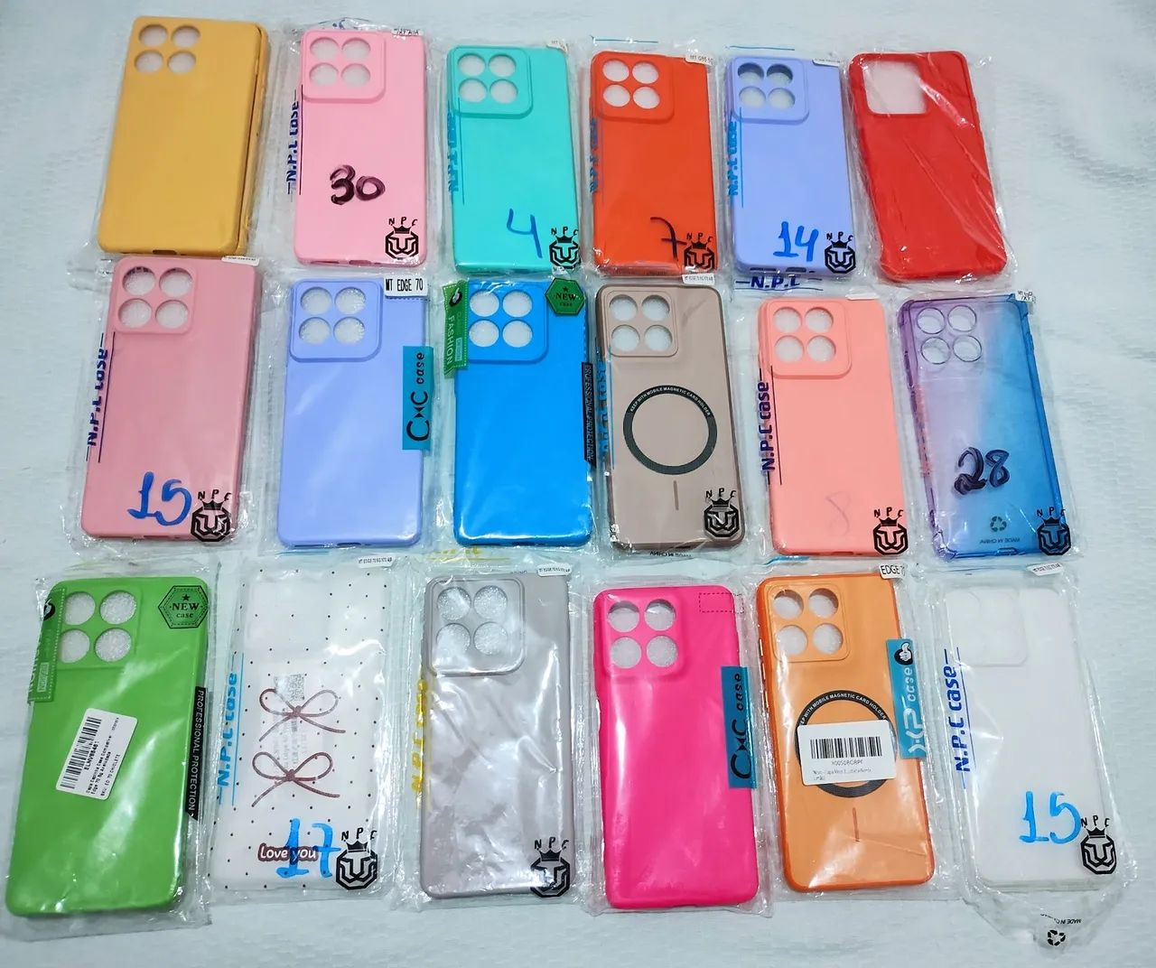 Kit com 20 capas Motorola Edge 70 - Foto 5