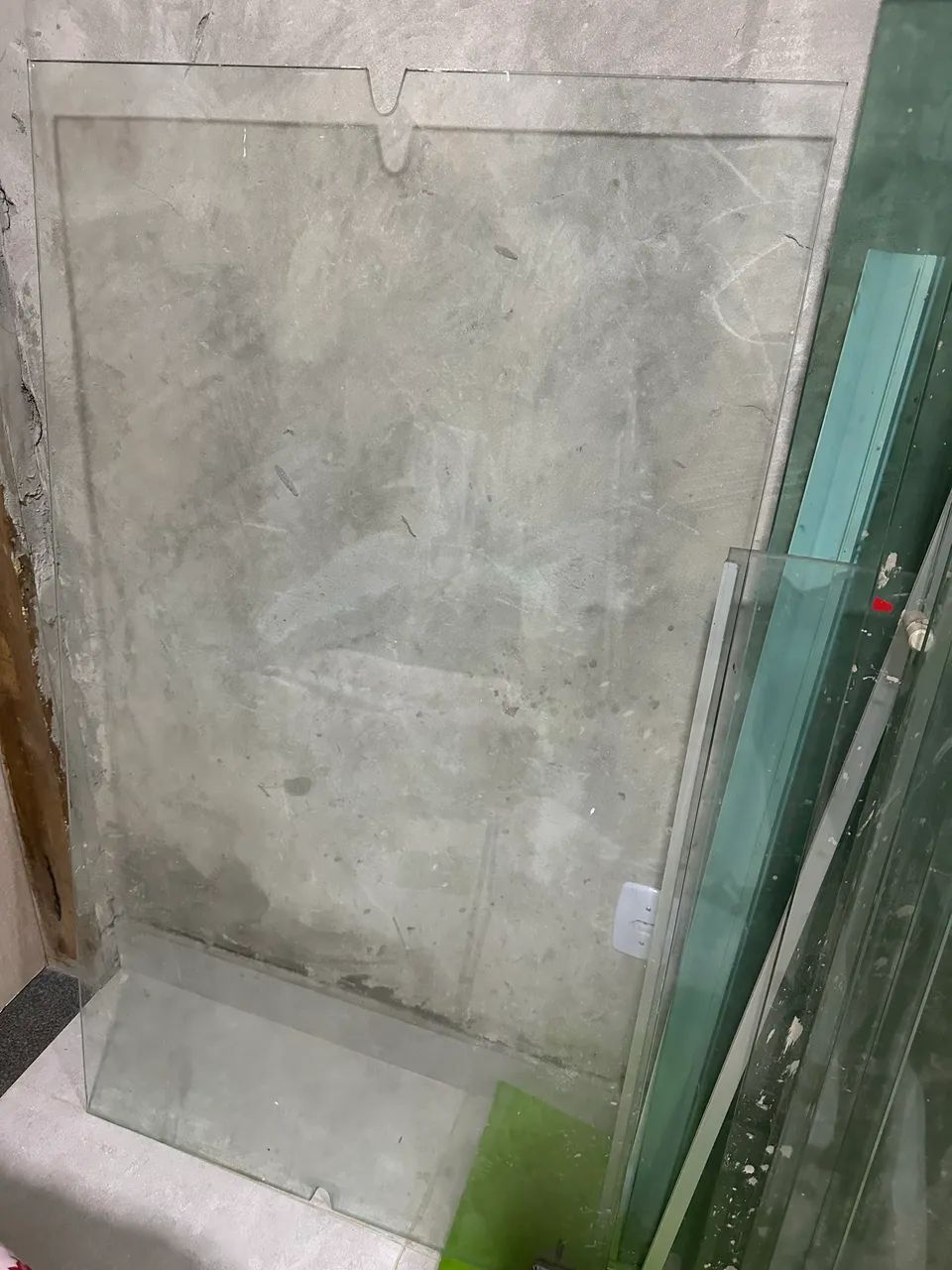 Porta e janelas de vidro 