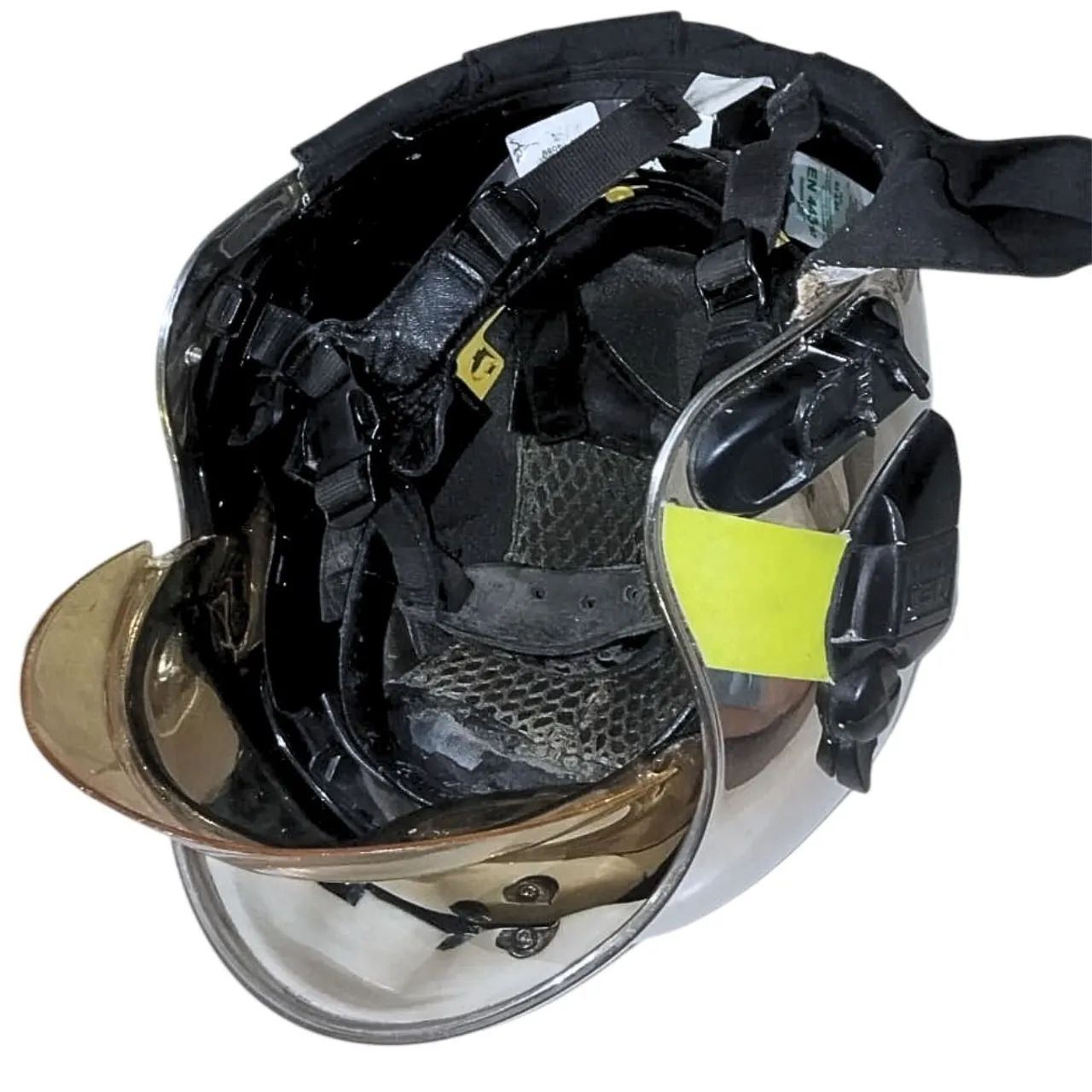Capacete de Combate a Incêndio Gallet Usado - Foto 3