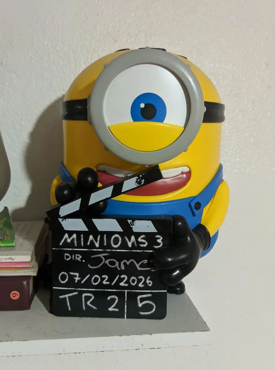 Balde de pipoca minions 