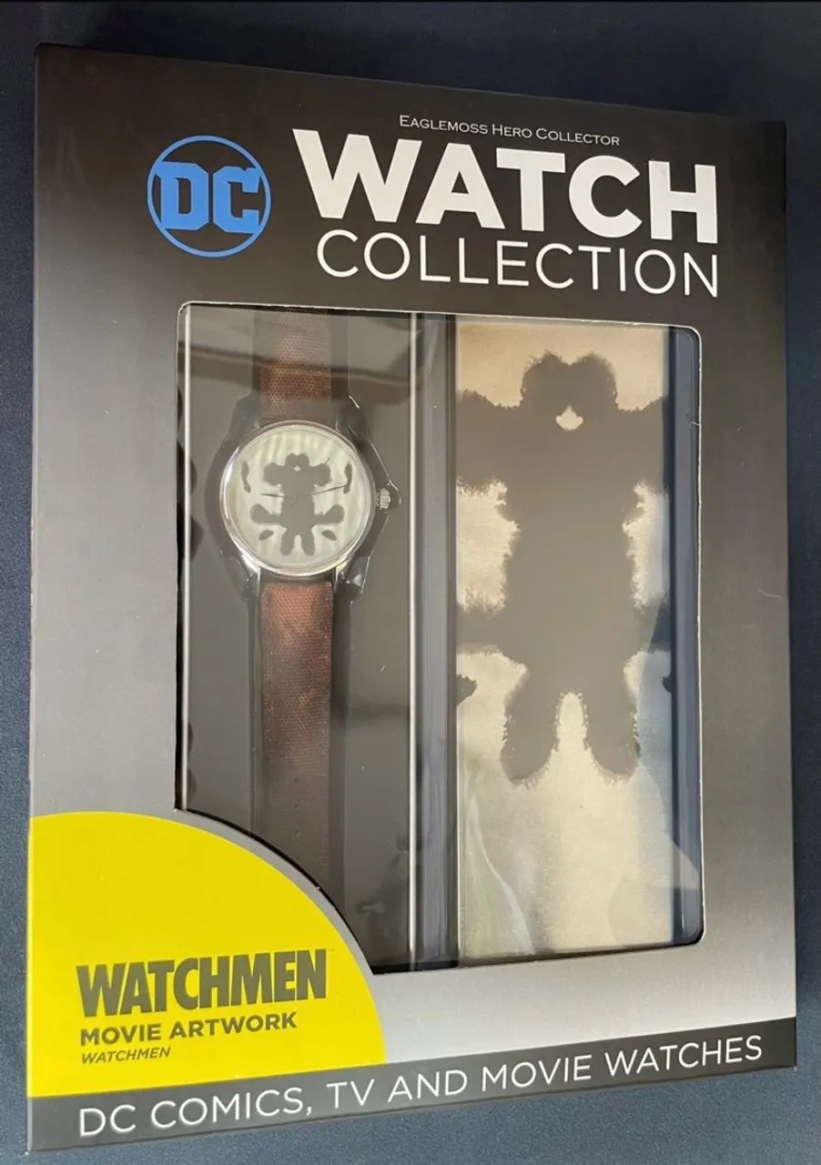 Relógio DC Comics Watchmen - Eaglemoss Hero Collector | Caixa Original