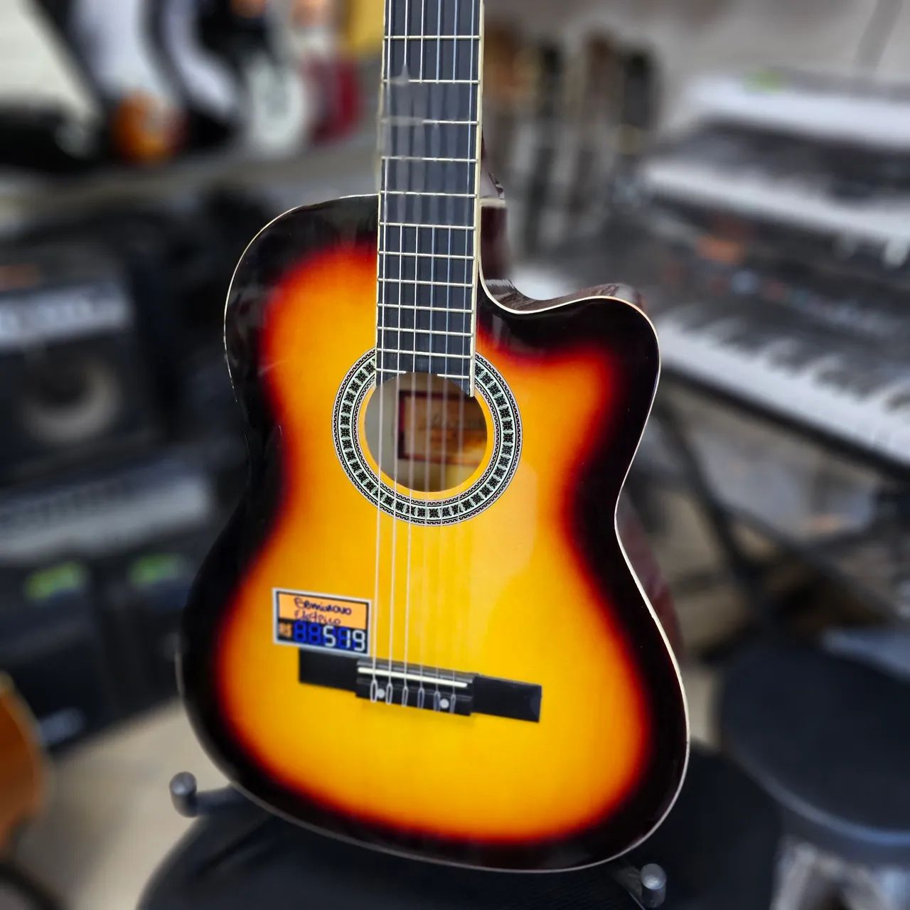 VIOLÃO MEMPHIS TAGIMA NYLON ELÉTRICO - Foto 2