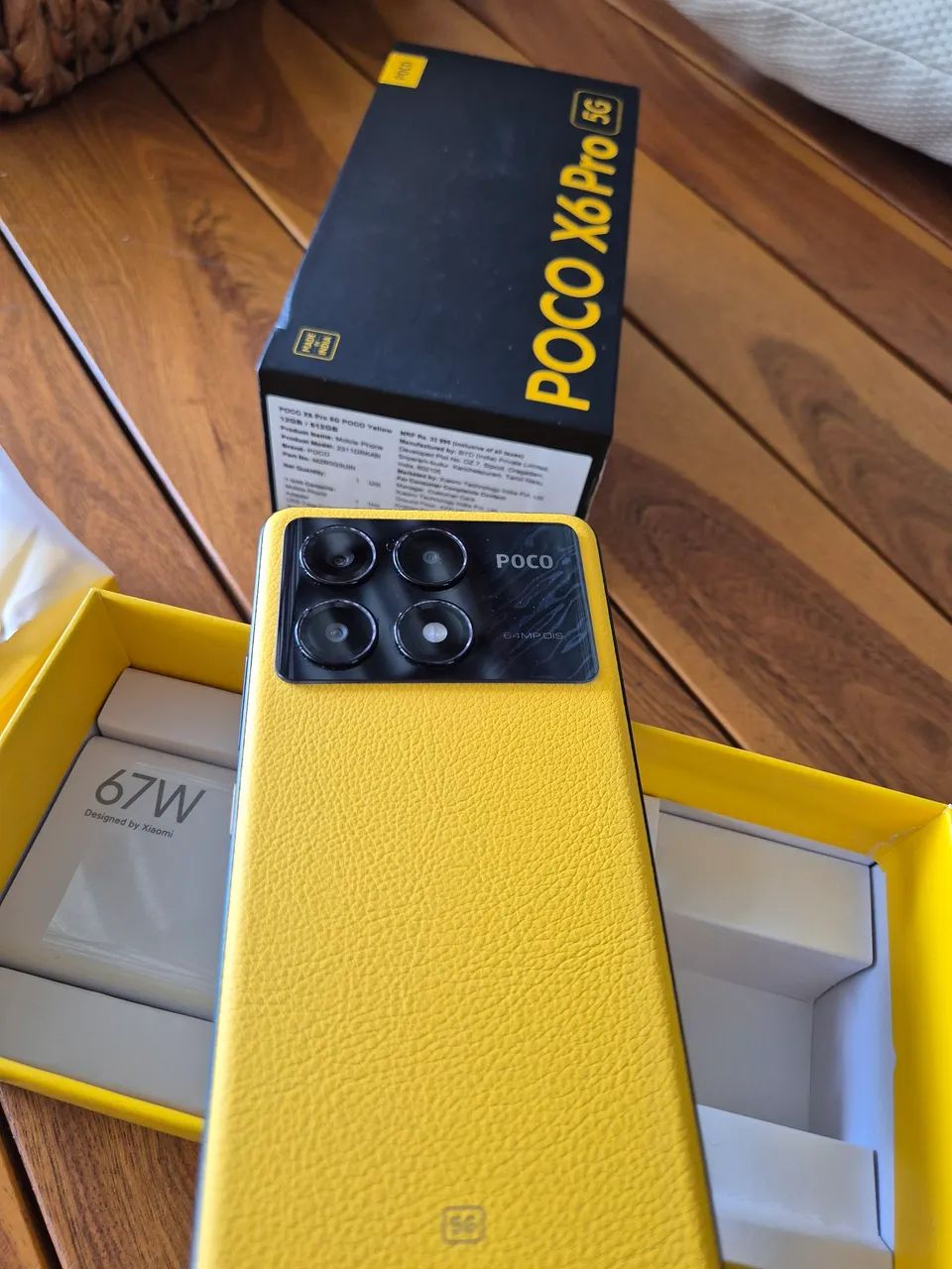 Xiaomi pocophone poco X6 pro 512 gb amarelo 12gb ram  - Foto 3
