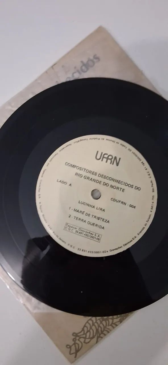 disco vinil compacto compositores desconhecidos do rio grande do norte usado - Foto 4