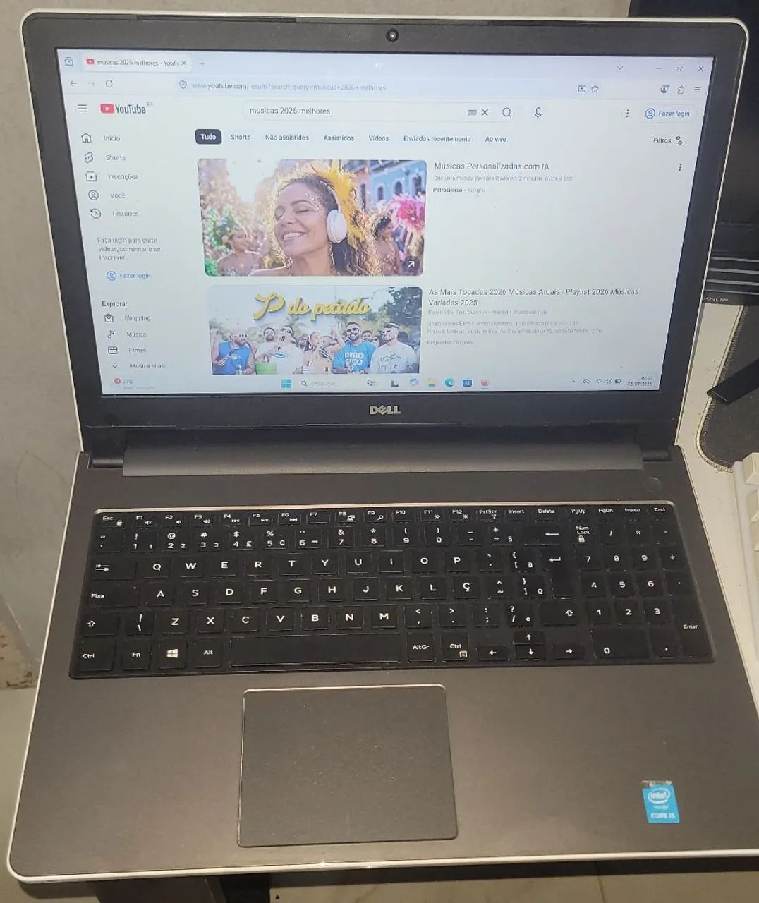 Notebook dell i5 com ssd
