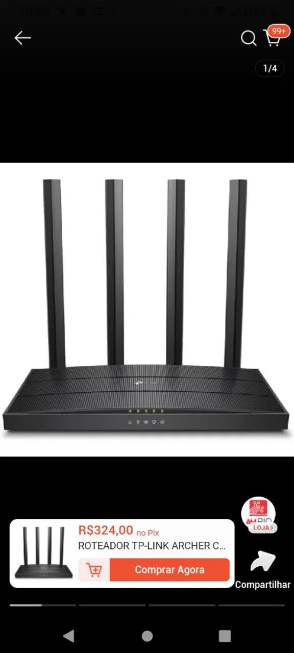 Roteador tp link C6 gigabyte 