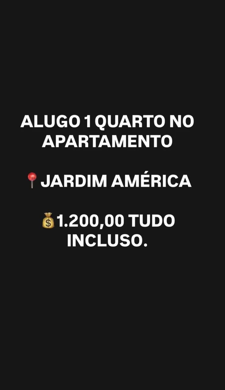 ALUGO QUARTO NO JD AMÉRICA 