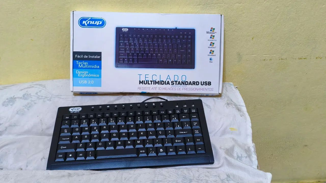 Mini Teclado Multimídia Standard USB  - Foto 2