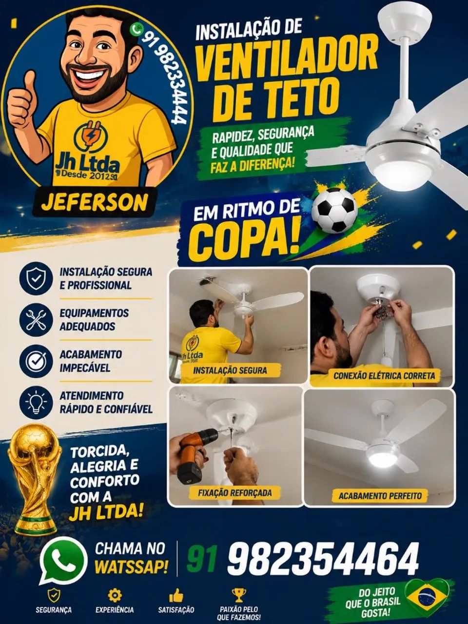 Ventilador de teto