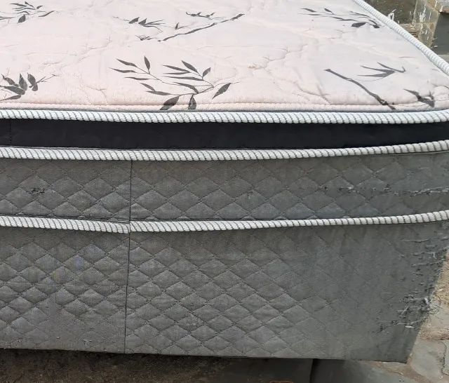 Cama Box Conjugada Casal Herval Nature Bambu com Pillow Inn e Molas Bonnel  - Foto 5