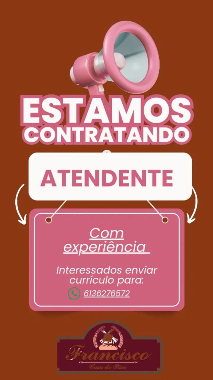 VAGA DE EMPREGO NO VALPARAISO 1