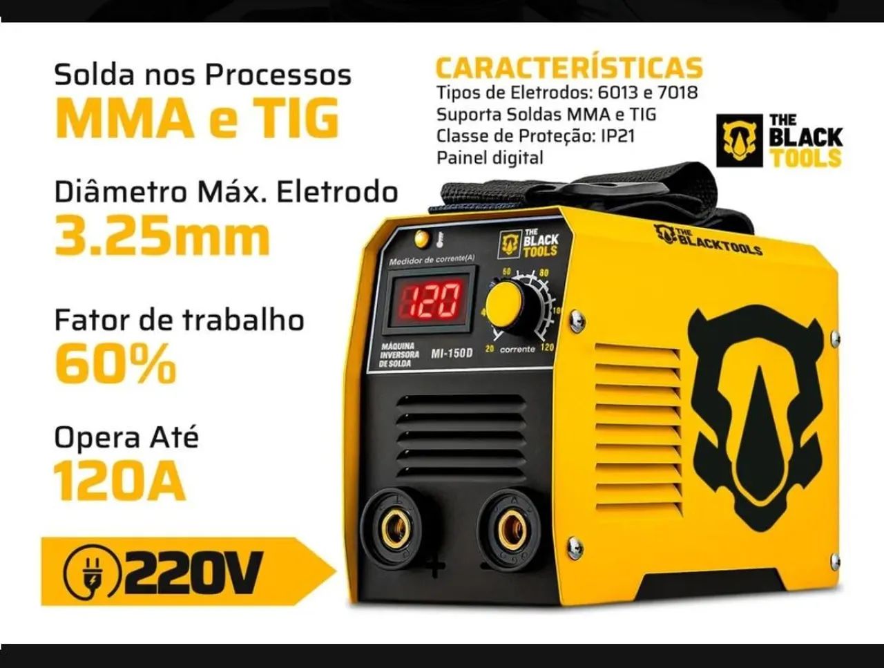 Máquina de solda com função TiG  - Foto 5