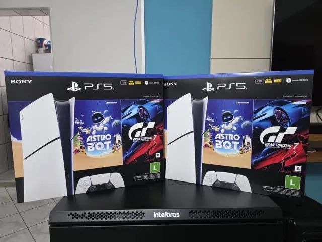 PlayStation®5 Slim Edição Digital com 2 Jogos (Lacrado, Nf e GARANTIA)