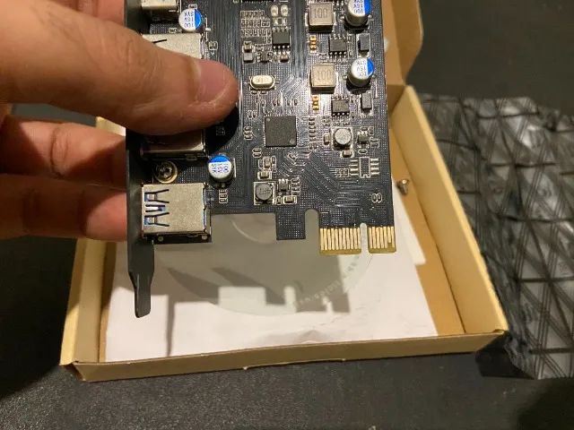 Placa Pci Express Usb 3.2 20gbps Host Card Tipo C Para Pc Desktop - Foto 4