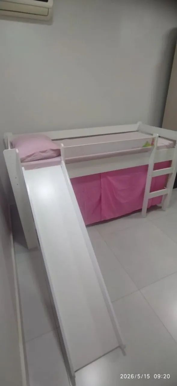 Cama infantil com escorregador  - Foto 2
