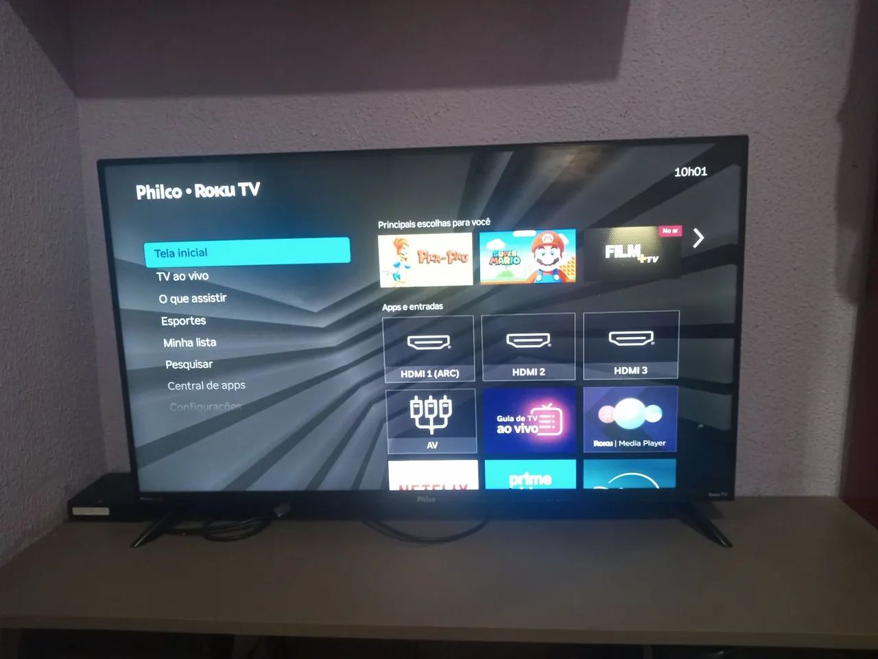 Tv philco Roku 43 polegadas