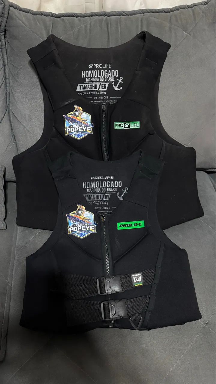 2 Coletes salva vidas jet ski , lancha , caiaques 