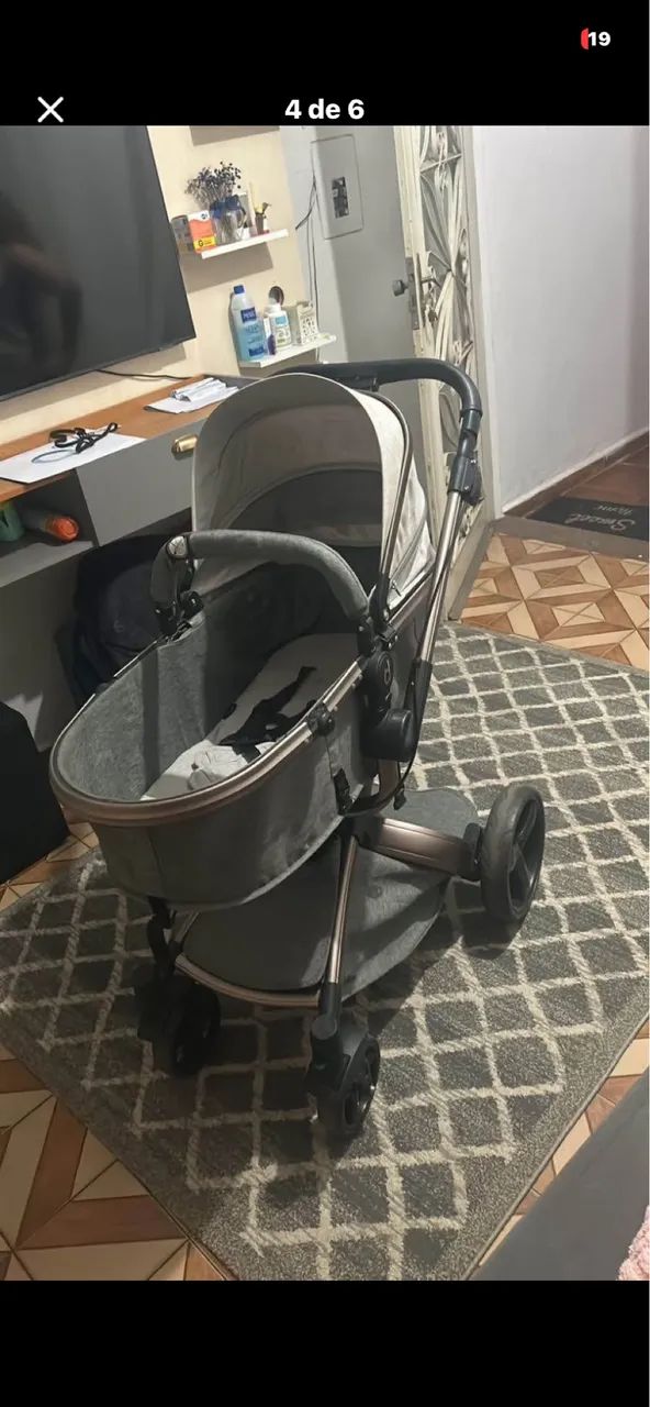 Carrinho de bebê Vulkan 360 Galzerano - Foto 4