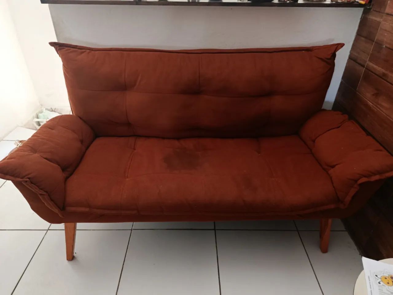 Sofá com puff  - Foto 4