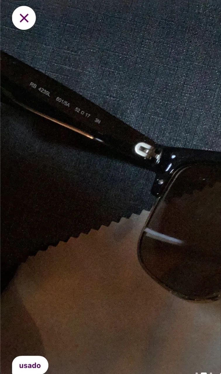 Ray Ban gold deluxe rb 4239l - Foto 2