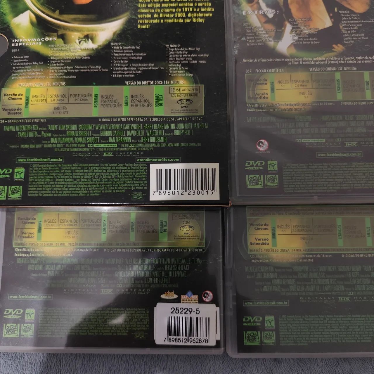 DVDs Alien (Duplos) - Quadrilogia - Foto 5