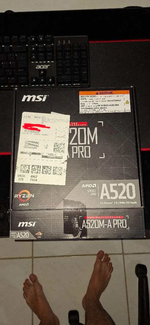 Placa Mãe MSI A520M-A PRO (Socket AM4) - Foto 4