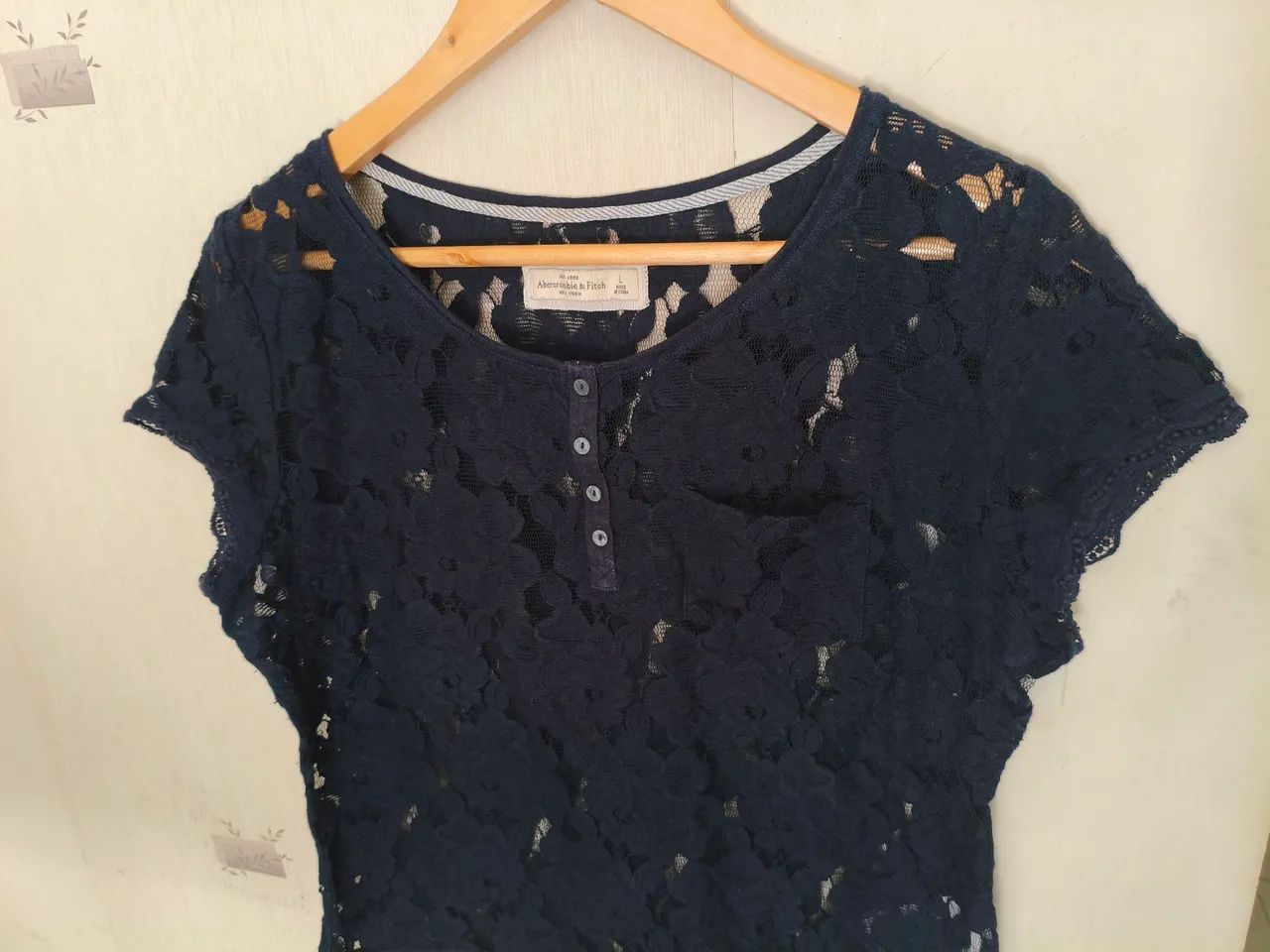 Abercrombie & Fitch blusa renda L - Foto 3