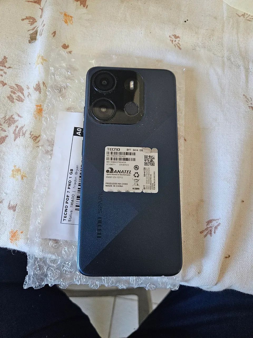 Tecno pop 7 pro 64gb memoria , ótimo estado  - Foto 4