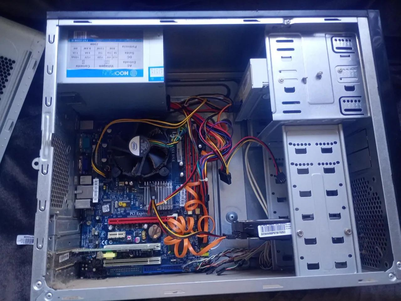 CPU- FUNCIONANDO PLACA MÃE COMPLETA 