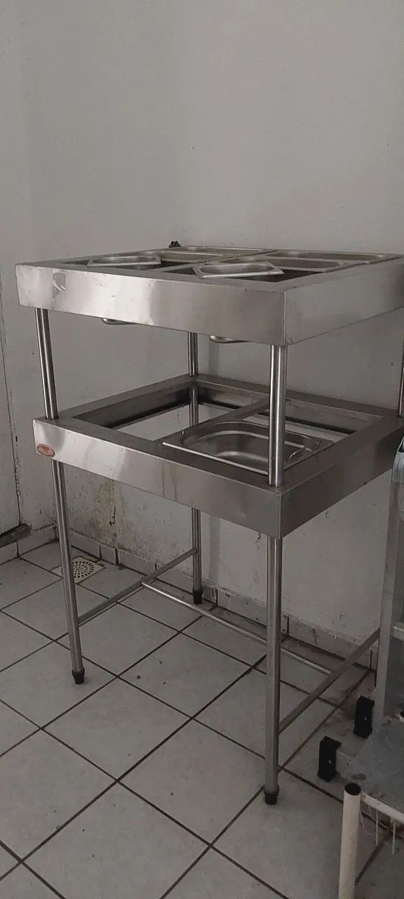 Vendo Balcão Buffet com 7 Cubas - Foto 3